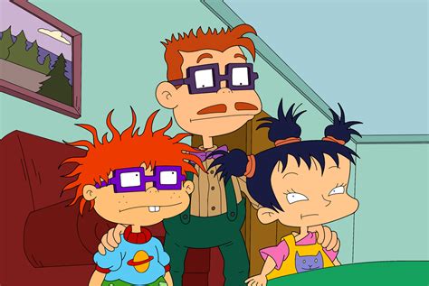 rugrats chuckie|rugrats chuckie and kimi.